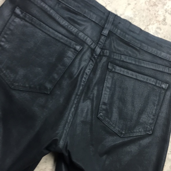 NYDJ Waxed Denim Black Jeans - Picture 5 of 9